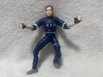 LEON KENNEDY - RESIDENT EVIL 2 ACTION FIGURE - 5'' - ToyBiz - Capcom - GOOD USED