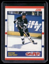 Wayne Gretzky 1990-91 Score Hockey #336 Sniper Los Angeles Kings