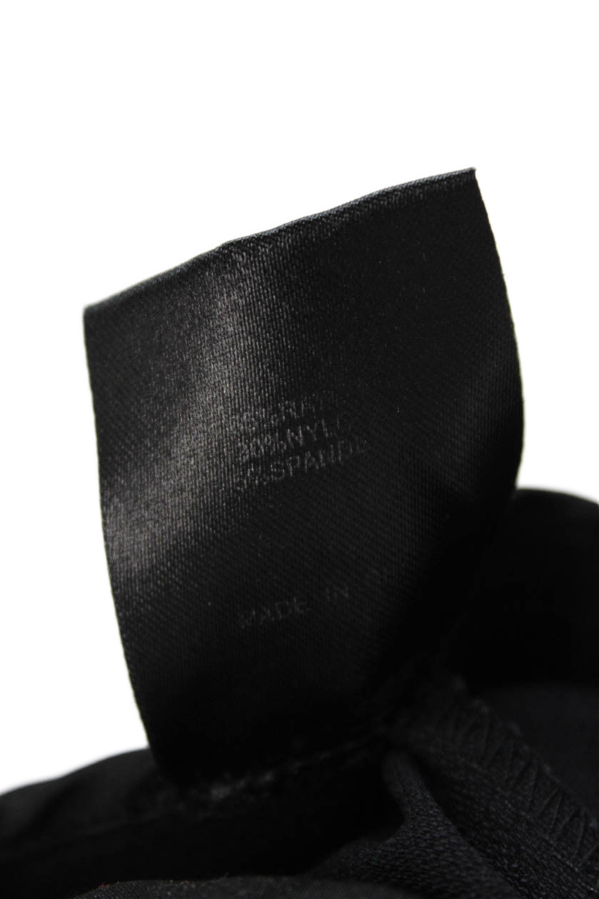 Jarbo Womens Solid Flat Front Zip Up Tapered Pant… - image 7