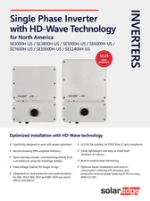 (Lot of 15 Units) New SolarEdge SE3000H-US000BEI4 Grid-Tied Solar Inverter 3000W