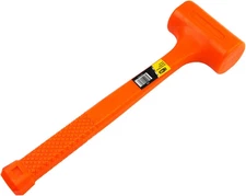 Stark USA 2LBS Dead Blow Hammer Grip Mallet Hammer Checkered Handle Spark and Re