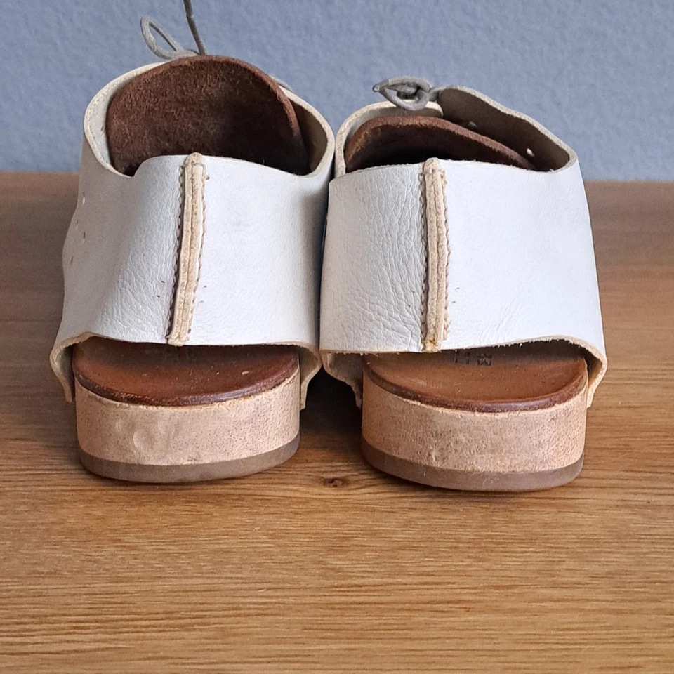 Zapatos Oxford de cuero MOMA recortados minimalistas para mujer EU 38.5 hechos en Italia Foto 4 de 4