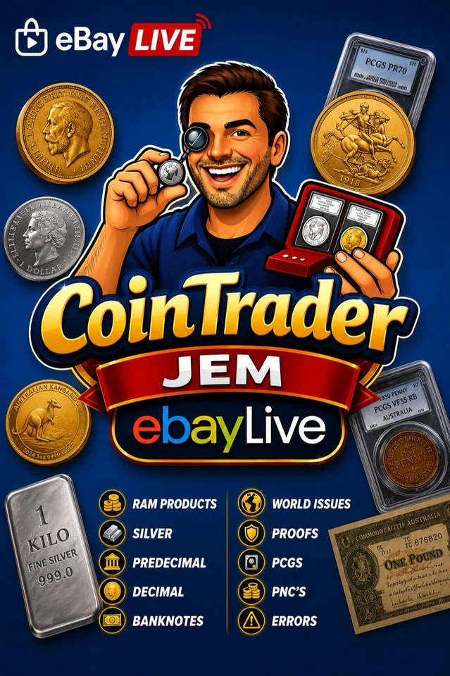 $1 COIN AUCTIONS – Huge Variety + New Stock Daily + Cheap to Premium!!!