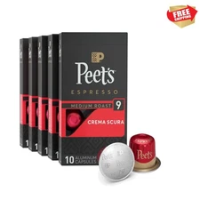 Medium Roast Espresso Capsules, Compatible with Nespresso  Machine - Crema Sc...