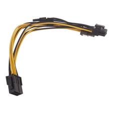 Power Supply Adapter Cable GPU CPU 8 Pin Female to 2 x 8Pin 6 2 Male Power Cord