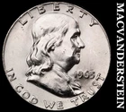 1963 Franklin Half Dollar- Silver- Choice Gem Brilliant Unc Luster #J6935