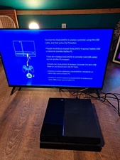 Sony PlayStation 4 500GB Console - Black (CUH-1115A) w/ 1 controller and 2 games