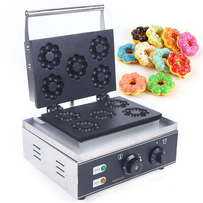Mini Donut Maker Electric Waffle Maker Commercial Donut Maker Machine Nonstick