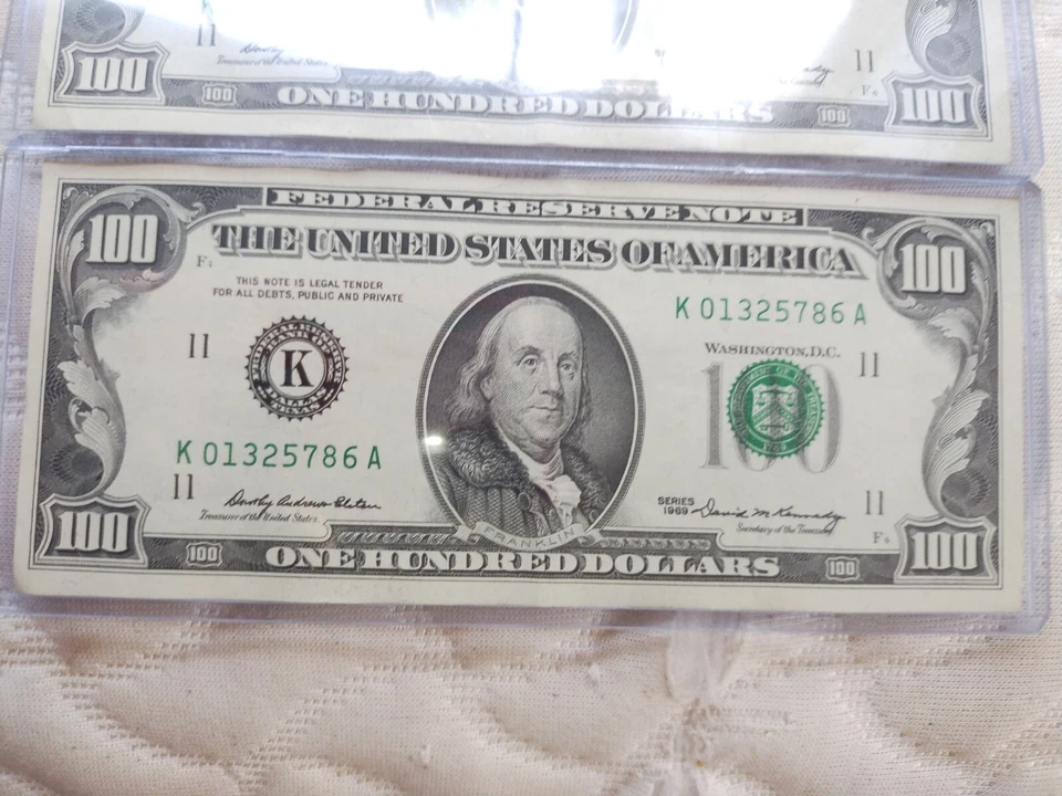 2, 1969 Sequential Serial Numbers Hard Find - Image 4 of 4