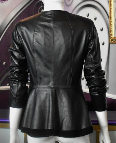 Luxus Designer Damen modische echte Lederjacke Gr.36 NEU - Bild 2 von 3