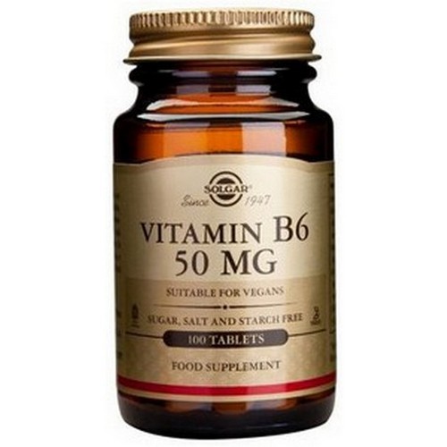 Solgar Vitamin B6 50 mg 100 Tablets