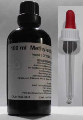 100 ml Methylenblau 1%ige Lösung nach LÖFFLER, USP Qualität, leicht alkalisch