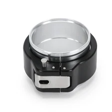 Tubing HD Pinless Clamp Assembly 2.5 Inch Aluminum Black V-band Flange & Clamp