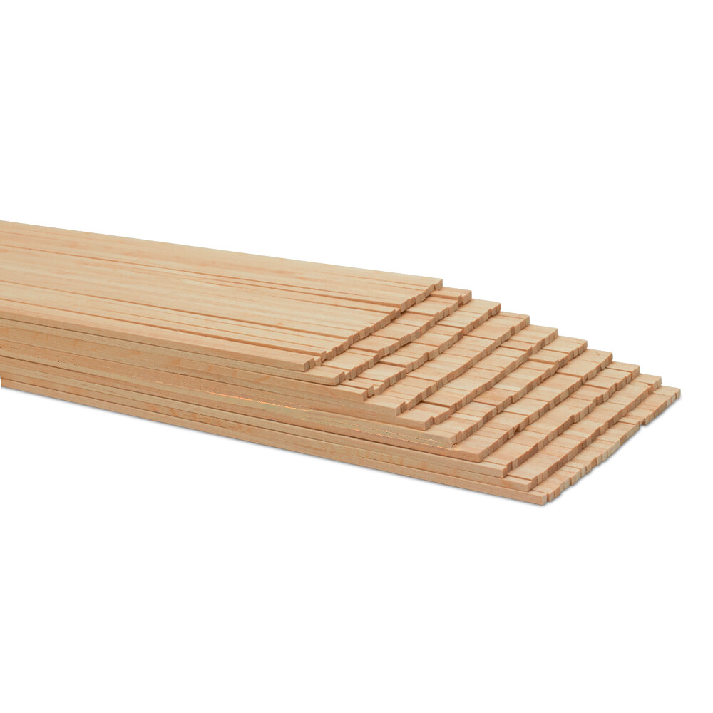 Wood Square Dowel Rods 1/8  x 48