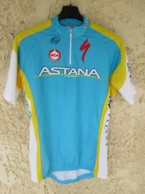 Maillot cycliste ASTANA PRO TEAM 2010 VINOKOUROV shirt jersey trikot MOA 4 L - Photo 1/3