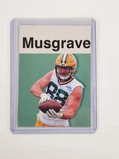 Luke Musgrave Artist Signed Football Art Card 1/10