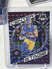 Cooper Kupp 2023 Panini Mosaic Prizm #CS-CK. Rams Center Stage /49 Purple Mosaic