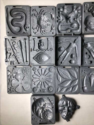 Vintage Mattel Creepy Crawlers Molds 1964-1966 W Handle & Instructions Thingmak - Picture 3 of 14