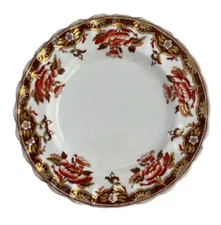 SPODE Copeland Bread Butter PLATE Vtg 1885 Rust Orange No Center Design