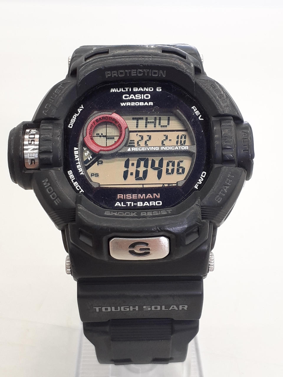 CASIO G-SHOCK GW-9200J-1JF Riseman Black Solar Digital Watch CASIO G-SHOCK GW-9200J-1JF Riseman Black Solar Digital Watch