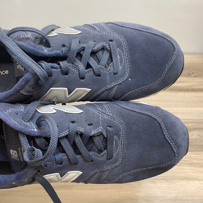 New Balance 565 Sneakers Shoes Navy Blue Suede ML565NV Men Sz 13