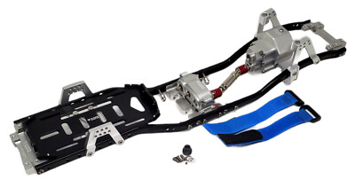 Telaio Veicolo Rc Per SCX10 II Per Capra 1/10 Alluminio 3MM Per LCG Per