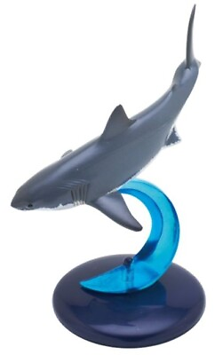 #ad Nature Techni Colour Shark Mini Figure Great White Shark 2022 Ikimon Japan $9.99
