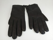 Women's Luciano of Florence Firenze Italy Cashmere Lined Leather Gloves Size 7