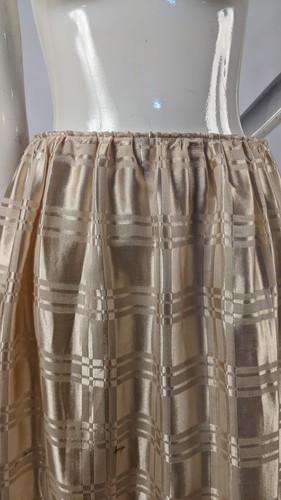 EDWARDIAN TEENS WINDOWPANE SATIN SKIRT - Picture 3 of 5
