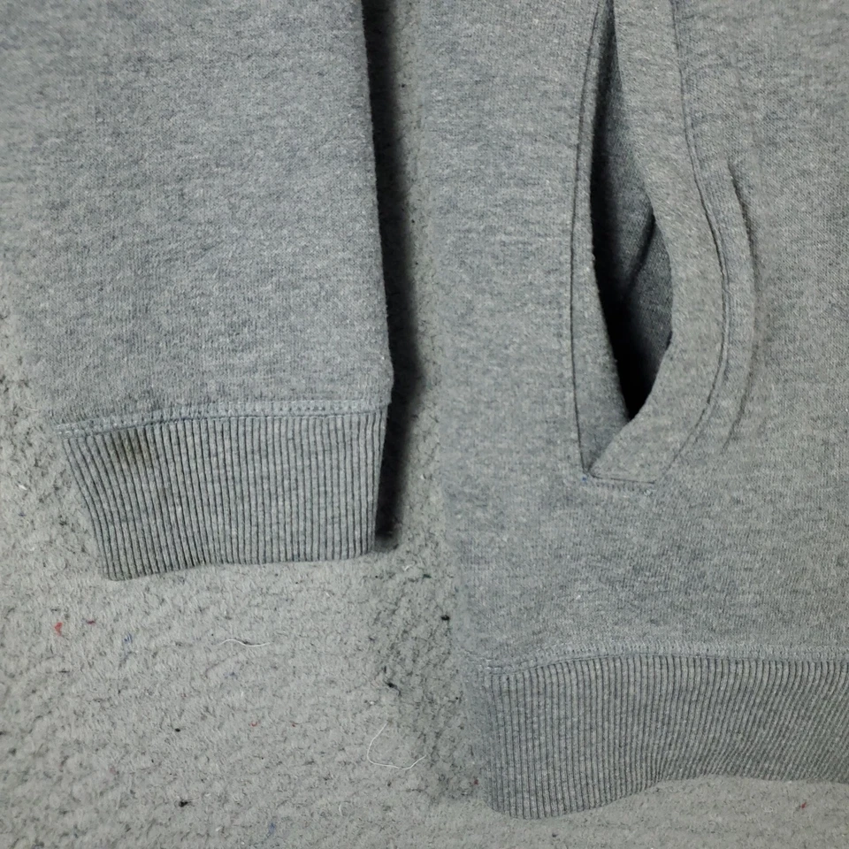 Suéter Nautica Niños Grande Gris Sherpa Forrado de Vellón Cremallera Completa Sudadera con Capucha * Foto 4 de 4