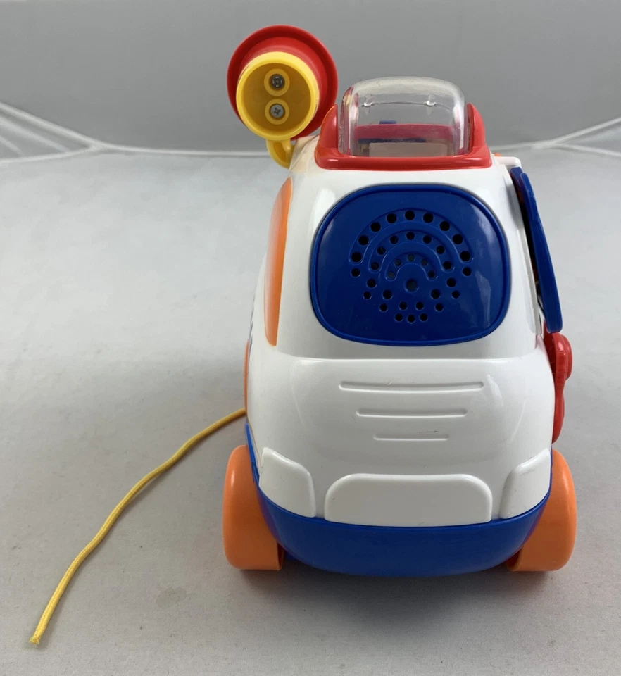 VTech Speelgoed Peuter Baby Toet Toet Auto's Politieauto Trekkoord Nederlands - Bild 4 von 4