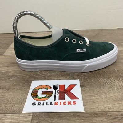 pig suede vans green