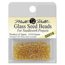 Mill Hill Glass Beads - Color 02019 Crystal Honey Size 11/0 Seed Bead 4.54 Grams