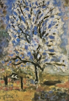 Pierre Bonnard Almond Tree in Bloom Custom Framed Print | eBay