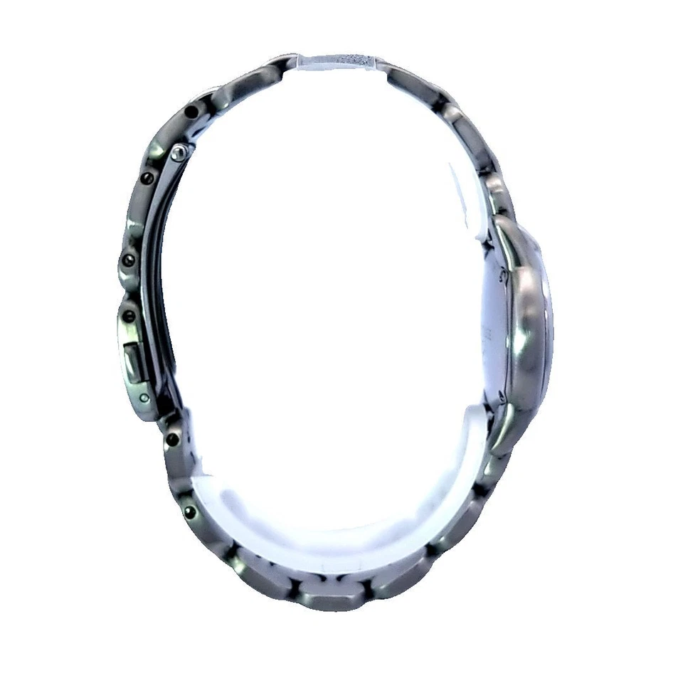 Reloj Bertolucci Pulchra 083 41-50242 caja tono plata y correa esfera blanca fecha Foto 4 de 4