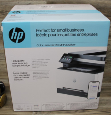 NEW HP Color LaserJet Pro MFP 3301fdw Wireless Printer