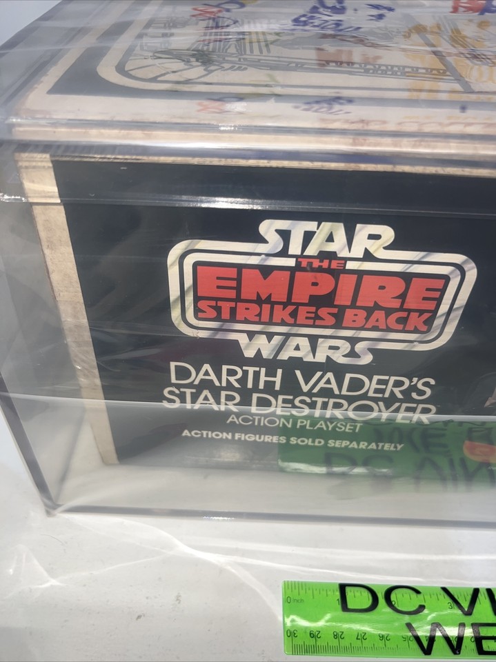 Vintage AFA 80 Kenner Star War 1980 ESB Darth Vader's Star Destoryer ...