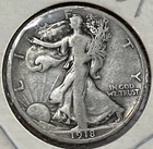 1918 S Walking Liberty Half Dollar F+ Details Free Shipping With Five Items B1