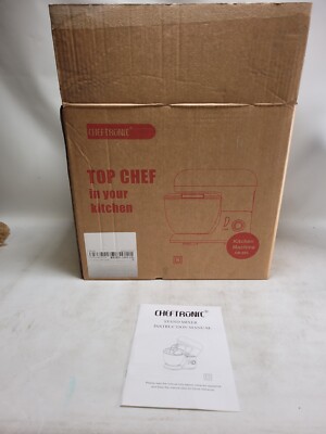 Cheftronic Kitchen Machine 4.5 Qt Tilt-Head Electric Stand Mixer 500W 6+ Speed