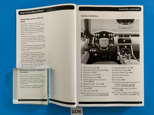 2021 Range Rover Sport Hybrid V6 Diesel V8 Supercharged Owners Manuals Books Set - Picture 7 of 10