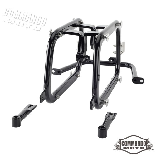 Aluminum Saddlebag Case & Mount Kit For Harley Street Bob FXBB FXBBS 2018-2024 - Picture 11 of 11