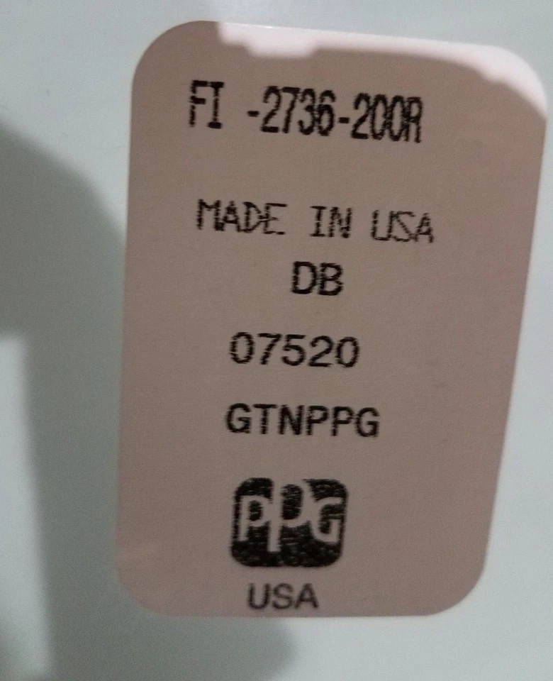 Olds Cutlass Ciera, Buick Century, Pontiac 6000 Rear Back Glass, OEM, Brand New Foto 3 de 3