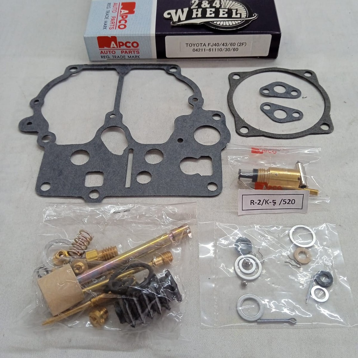 Toyota Land Cruiser FJ40 FJ43 FJ45 FJ60 2F Carburetor Repair Kit