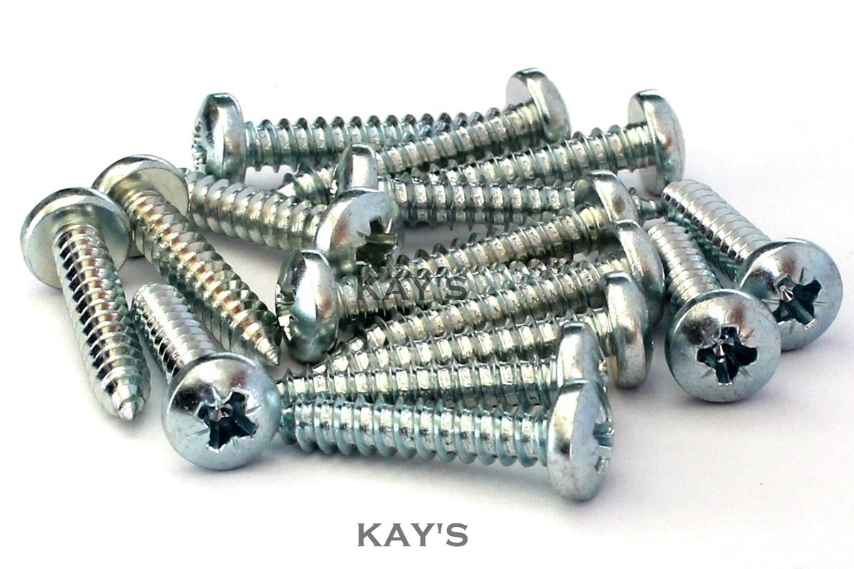 Viti Socket 100 Viti Per Lamiera Testa Esagonale #10 X 3/4" In - Foto 10