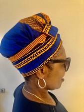 African Head Wraps for Women :Headwraps Tie Scarf : Traditional Turbans Headwear