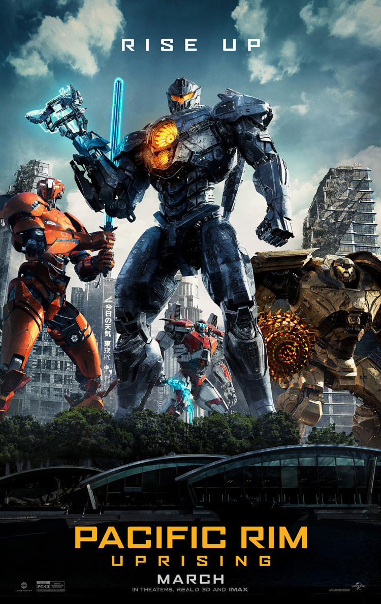 PACIFIC RIM UPRISING MOVIE POSTER 2 Sided ORIGINAL Version C