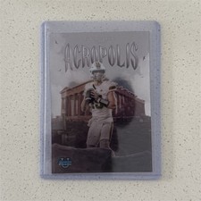 Topps 2025 Bowman Chrome Carson Beck Acropolis #A-6 Miami Hurricanes Football