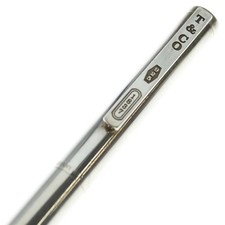 TIFFANY  CO. 1837 STERLING SILVER Twist-action BALLPOINT PEN Authentic Used