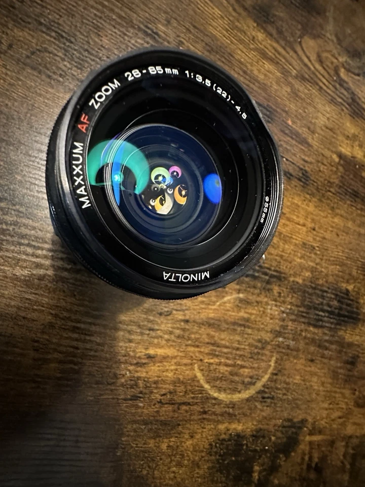 Minolta Maxxum Sony A Mount AF 28-85mm f/3.5-4.5 Wide Angle Zoom Lens -Lens Caps - Image 2 of 4