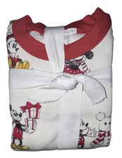 POTTERY BARN KIDS Disney Mickey Mouse MinnieOrganic Christmas Pajama Set 4 New